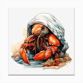 Cute Crab Canvas Print