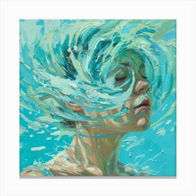 'Water Splash' 1 Canvas Print