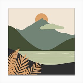 Landscape With Mountains 5 Canvas Print