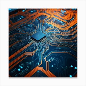 Computer Circuit Board 10 Canvas Print