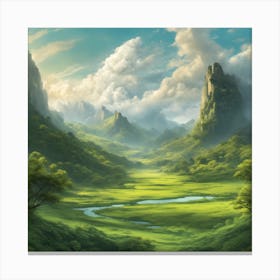 Fantasy Landscape Canvas Print