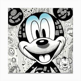 Mickey Reimagined 7 Canvas Print
