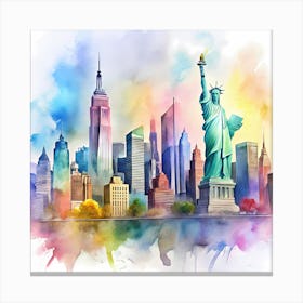 New York City Skyline 1 Canvas Print