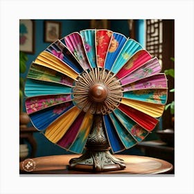 Chinese Fan Canvas Print