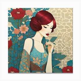 Asian Girl Canvas Print