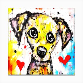 Adored Puppy - Dachshund Pup 1 Canvas Print