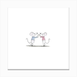 Cheers Square Canvas Print
