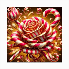 Candy Rose Canvas Print