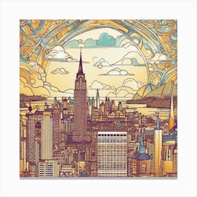 New York City art Canvas Print