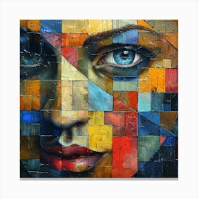 Woman'S Face 7 Canvas Print