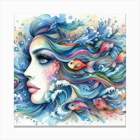 Mermaid 9 Canvas Print