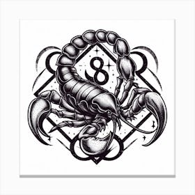 The Scorpio Canvas Print