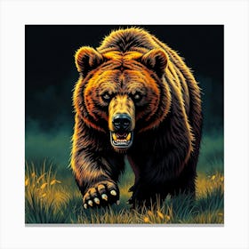 Wild Animal Creative Portrait 137 Canvas Print