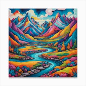 River Valley 1 Canvas Print