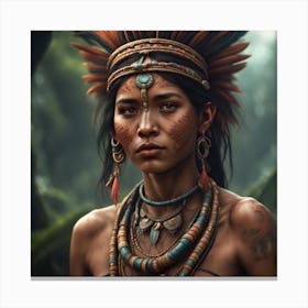 Amazonian Woman Canvas Print