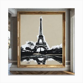 Paris Eiffel Tower 125 Canvas Print