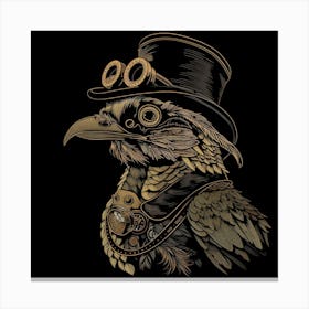 Steampunk Bird 1 Canvas Print