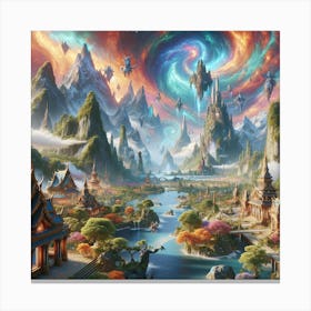Land Of Myth And Magic Canvas Print