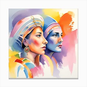 Women In Turbans Canvas Print
