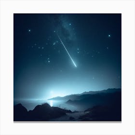 Shooting Star Canvas Print