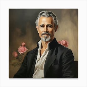 Portrait Of A Man Canvas Print