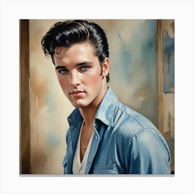 The Rock 'n' Roll Pioneer Elvis Presley 1 Canvas Print