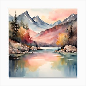 Mountain Scenery Canvas Print