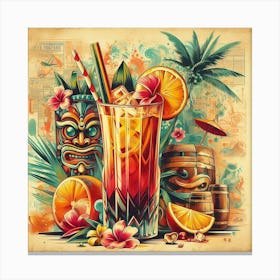 Tiki Cocktail 10 Canvas Print