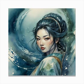 Default Art Print Shinobi The Magic Of Watercolor A Deep Dive 2 Canvas Print