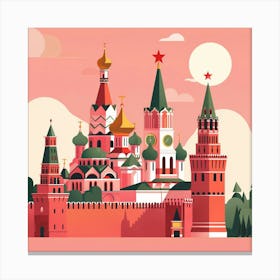 Moscow Kremlin 11 Canvas Print