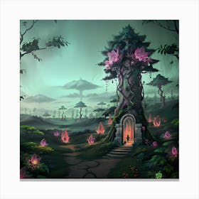 Fantasy Forest Canvas Print