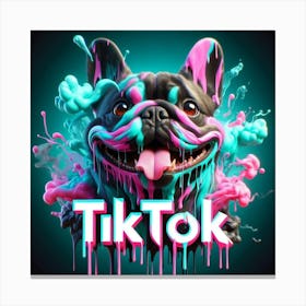 Tiktok 5 Canvas Print