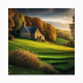 House In The Countryside 9 Canvas Print