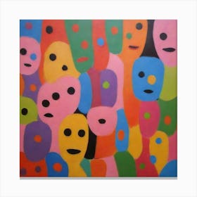 Faces Of The People Canvas Print