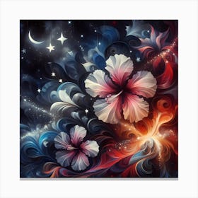 Hibiscus Flower Canvas Print