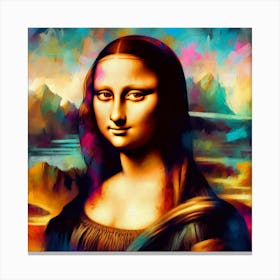 Mona Lisa 3 Canvas Print