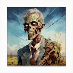 Zombies Vs Zombies Canvas Print