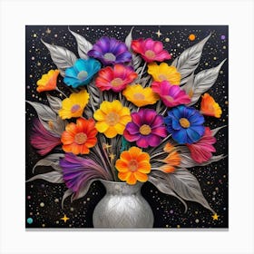 Flowers In A Vase 18 Canvas Print