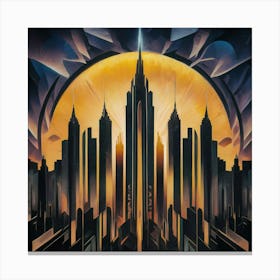 Cityscape 16 Canvas Print