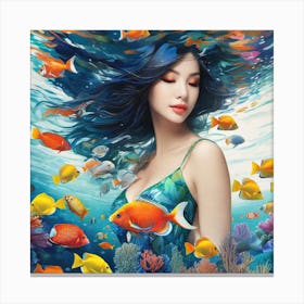 Under The Sea Canvas Print