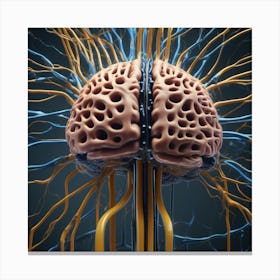 Brain And Nerves 6 Canvas Print