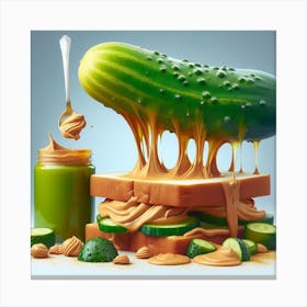 Pickles And Peanut Butter Canvas Print