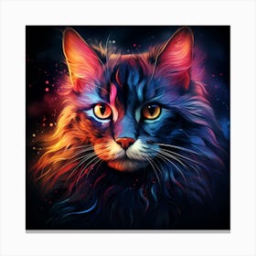 Cosmic Cat Canvas Print