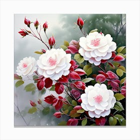 Floral Art Canvas Print
