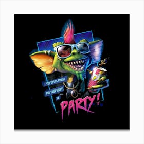 Beasty boys Party Gremlins Canvas Print