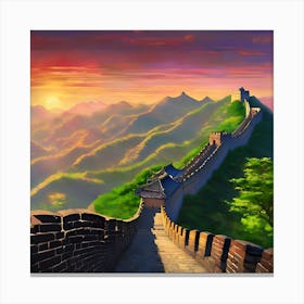 Great Wall Of China 1 Canvas Print