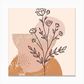 Floral Aesthetic (3) Canvas Print