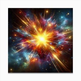 Nebula Explosion Canvas Print