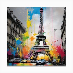 Paris Eiffel Tower 19 Canvas Print