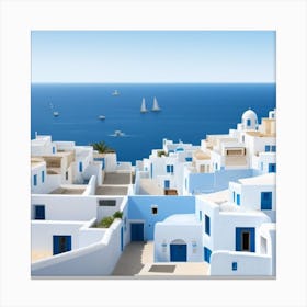 Santorini, Greece Canvas Print